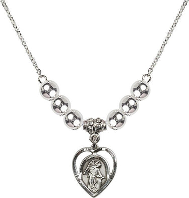 Guardian Angel Crystal Necklace | 5/8 inch | 6mm Beads | N32-4129