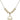 Claddagh Crystal Necklace | 5/8 inch | 6mm Beads   14kt Gold Filled