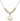 Claddagh Crystal Necklace | 5/8 inch | 6mm Beads   14kt Gold Filled