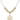 Cross Crystal Necklace | 3/4 inch | 6mm Beads   14kt Gold Filled