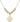 Cross Crystal Necklace | 3/4 inch | 6mm Beads   14kt Gold Filled