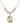 Miraculous Medal Crystal Necklace | 7/8 inch | 6mm Beads   14kt Gold Filled