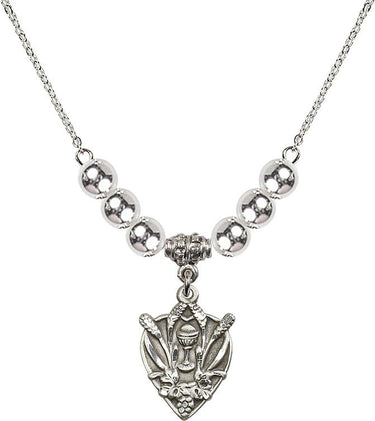 Communion Crystal Necklace | 3/4 inch | 6mm Beads | N32-4200