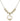 Cross Crystal Necklace | 1/2 inch | 6mm Beads   14kt Gold Filled
