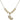 Praying Hands Crystal Necklace | 1/2 inch | 6mm Beads   14kt Gold Filled