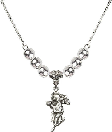 Guardian Angel Crystal Necklace | 7/8 inch | 6mm Beads | N32-4260