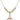 Trinity Irish Knot Crystal Necklace | 3/4 inch | 6mm Beads   14kt Gold Filled