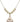 Trinity Irish Knot Crystal Necklace | 3/4 inch | 6mm Beads   14kt Gold Filled