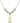 Cancer Awareness Crystal Necklace | 7/8 inch | 6mm Beads   14kt Gold Filled