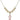 Cancer Awareness Crystal Necklace | 7/8 inch | 6mm Beads   14kt Gold Filled