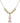 Cancer Awareness Crystal Necklace | 7/8 inch | 6mm Beads   14kt Gold Filled