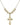 Cross Crystal Necklace | 1 inch | 6mm Beads   14kt Gold Filled