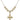Crucifix Crystal Necklace | 1 inch | 6mm Beads   14kt Gold Filled