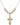 Crucifix Crystal Necklace | 1 inch | 6mm Beads   14kt Gold Filled