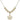 Holy Spirit Crystal Necklace | 3/4 inch | 6mm Beads   14kt Gold Filled