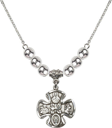 5-Way Crystal Necklace | 3/4 inch | 6mm Beads | N32-5443