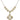 Cross Crystal Necklace | 1 inch | 6mm Beads   14kt Gold Filled