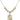 Saint Michael the Archangel Crystal Necklace | 3/4 inch | 6mm Beads   14kt Gold Filled