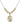 Saint Michael the Archangel Crystal Necklace | 3/4 inch | 6mm Beads   14kt Gold Filled