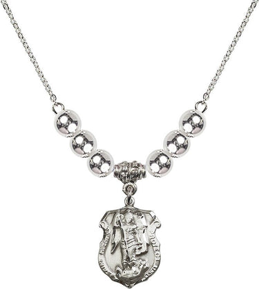 Saint Michael the Archangel Michael Crystal Necklace | 3/4 inch | N32-5692