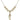 Madonna Crystal Necklace | 1 inch | 6mm Beads   14kt Gold Filled