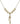 Madonna Crystal Necklace | 1 inch | 6mm Beads   14kt Gold Filled