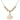 Cross Crystal Necklace | 1 inch | 6mm Beads   14kt Gold Filled