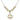 Cross Crystal Necklace | 1 inch | 6mm Beads   14kt Gold Filled