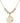 Faith, Hope & Charity Crystal Necklace | 7/8 inch | 6mm Beads   14kt Gold Filled