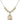 Saint Andrew the Apostle Crystal Necklace | 3/4 inch | 6mm Beads   14kt Gold Filled