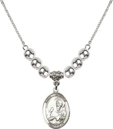 Saint Andrew the Apostle Crystal Necklace | 3/4 inch | N32-8000