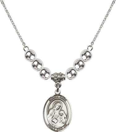 Saint Anne Ann Crystal Necklace | 3/4 inch | 6mm Beads | N32-8002
