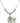 Saint Agatha Crystal Necklace | 3/4 inch | 6mm Beads   Sterling Silver