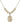 Saint Anthony Crystal Necklace | 3/4 inch | 6mm Beads   14kt Gold Filled