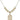 Saint Augustine Crystal Necklace | 3/4 inch | 6mm Beads   14kt Gold Filled