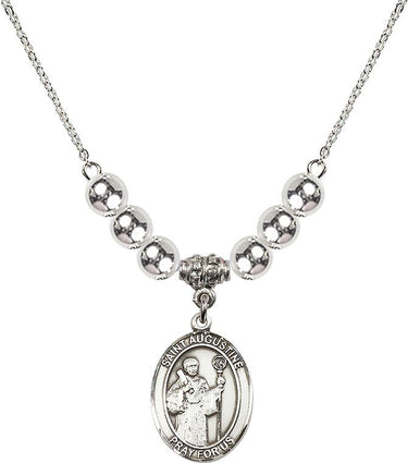 Saint Augustine Crystal Necklace | 3/4 inch | 6mm Beads | N32-8007