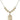 Saint Boniface Crystal Necklace | 3/4 inch | 6mm Beads   14kt Gold Filled