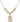 Saint Boniface Crystal Necklace | 3/4 inch | 6mm Beads   14kt Gold Filled