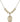 Saint Blaise Crystal Necklace | 3/4 inch | 6mm Beads   14kt Gold Filled