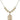 Saint Catherine of Siena Crystal Necklace | 3/4 inch | 6mm Beads   14kt Gold Filled