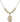 Saint Catherine of Siena Crystal Necklace | 3/4 inch | 6mm Beads   14kt Gold Filled