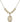 Saint Cecilia Crystal Necklace | 3/4 inch | 6mm Beads   14kt Gold Filled