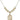 Saint Brendan the Navigator Crystal Necklace | 3/4 inch | 6mm Beads   14kt Gold Filled