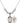 Saint Camillus of Lellis Crystal Necklace | 3/4 inch | 6mm Beads   Sterling Silver