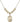 Saint Charles Borromeo Crystal Necklace | 3/4 inch | 6mm Beads   14kt Gold Filled