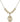 Saint Catherine Laboure Crystal Necklace | 3/4 inch | 6mm Beads   14kt Gold Filled