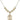 Saint Christopher Crystal Necklace | 3/4 inch | 6mm Beads   14kt Gold Filled