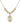 Saint Christopher Crystal Necklace | 3/4 inch | 6mm Beads   14kt Gold Filled