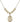 Saint Dennis Crystal Necklace | 3/4 inch | 6mm Beads   14kt Gold Filled