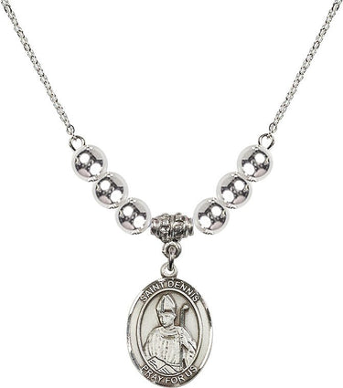 Saint Dennis Crystal Necklace | 3/4 inch | 6mm Beads | N32-8025